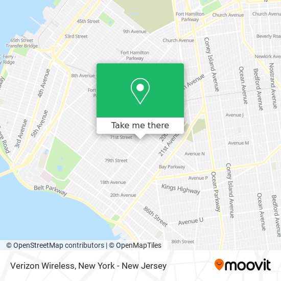 Verizon Wireless map