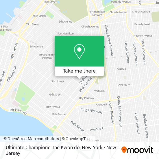 Mapa de Ultimate Champion's Tae Kwon do