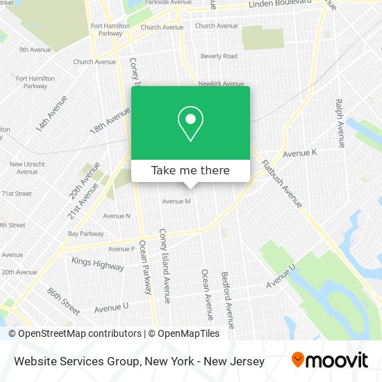 Website Services Group map