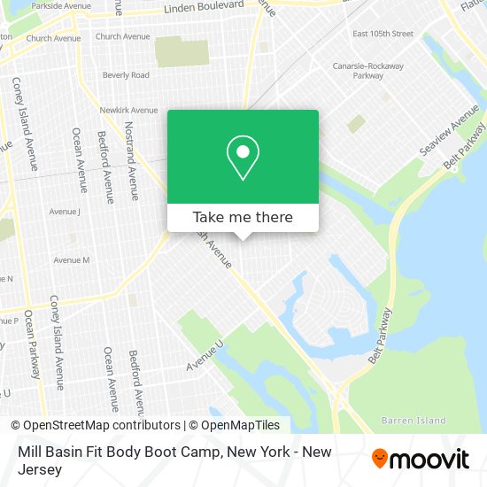 Mill Basin Fit Body Boot Camp map