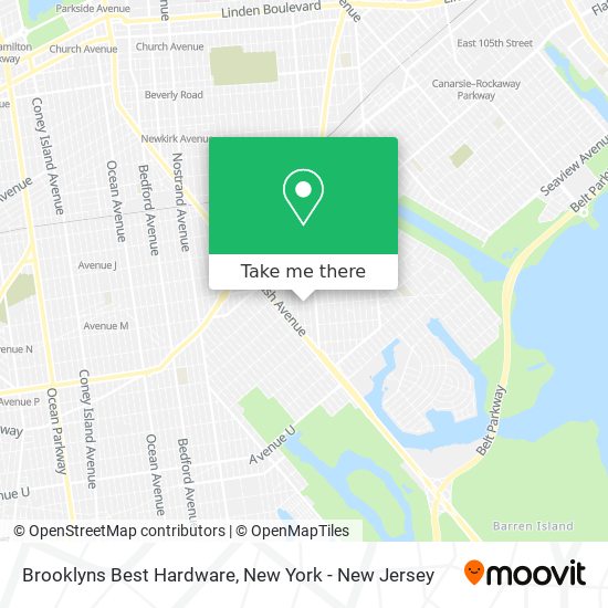 Brooklyns Best Hardware map