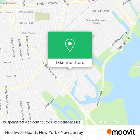 Mapa de Northwell Health