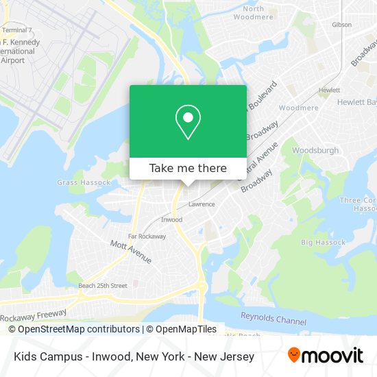 Mapa de Kids Campus - Inwood