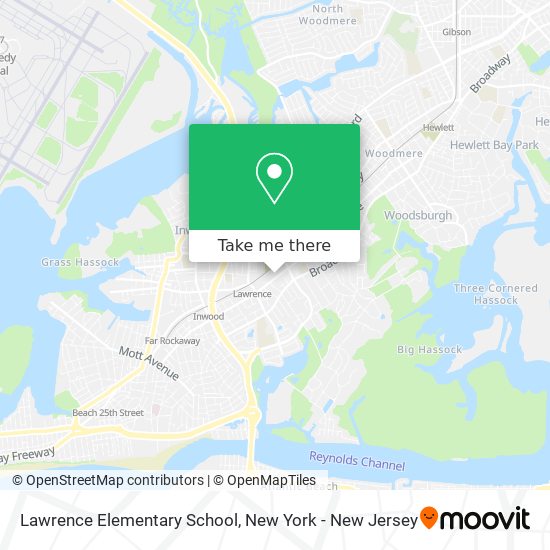 Lawrence Elementary School map
