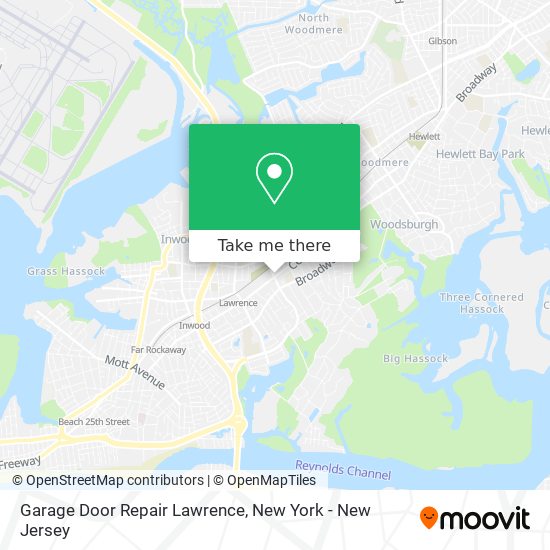 Garage Door Repair Lawrence map