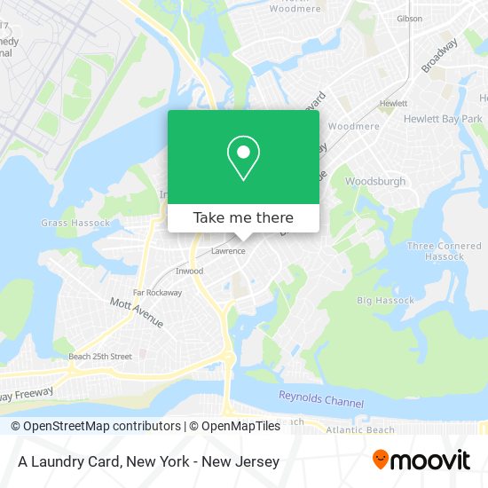 Mapa de A Laundry Card