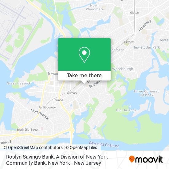 Mapa de Roslyn Savings Bank, A Division of New York Community Bank