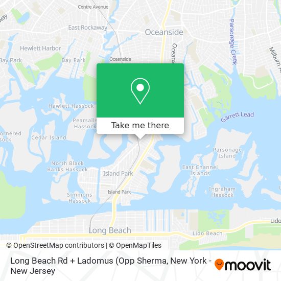 Long Beach Rd + Ladomus map