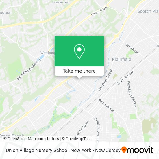 Mapa de Union Village Nursery School