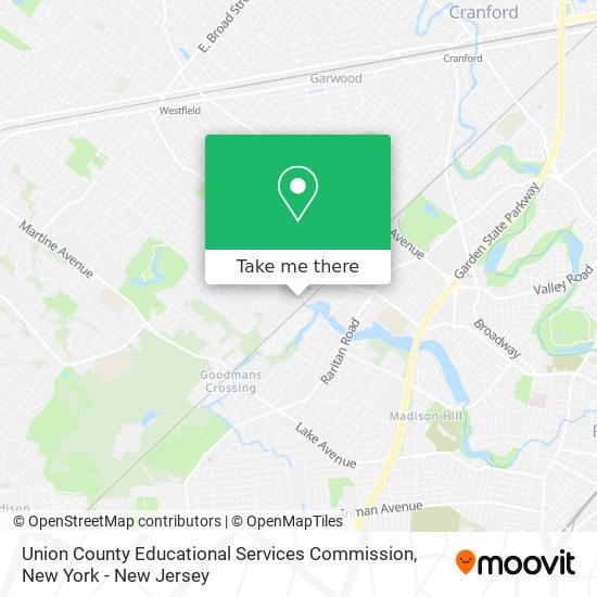 Union County Educational Services Commission map