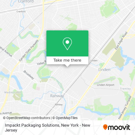 Impackt Packaging Solutions map