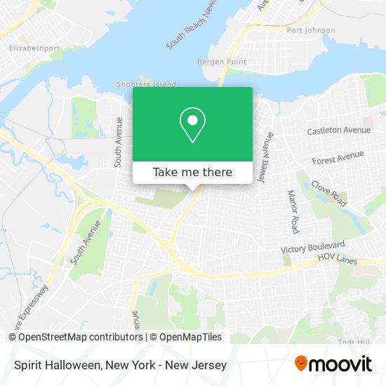 Spirit Halloween map