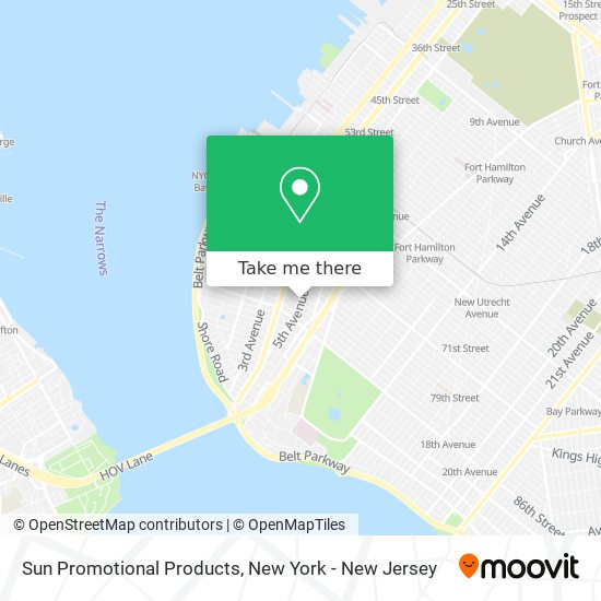 Sun Promotional Products map