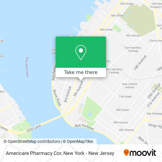 Mapa de Americare Pharmacy Cor