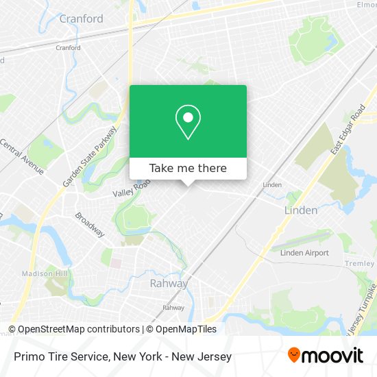 Mapa de Primo Tire Service