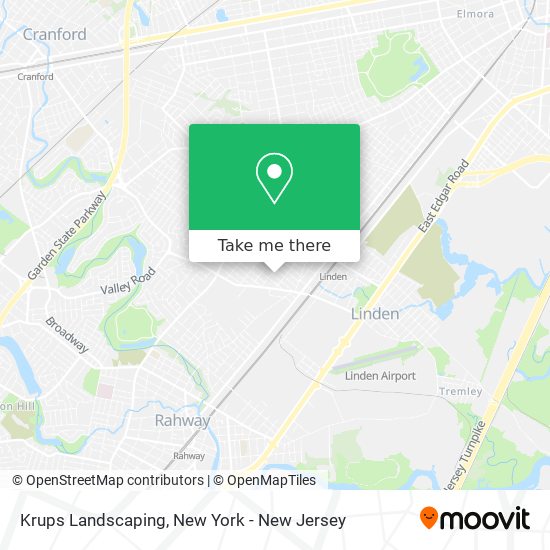 Krups Landscaping map