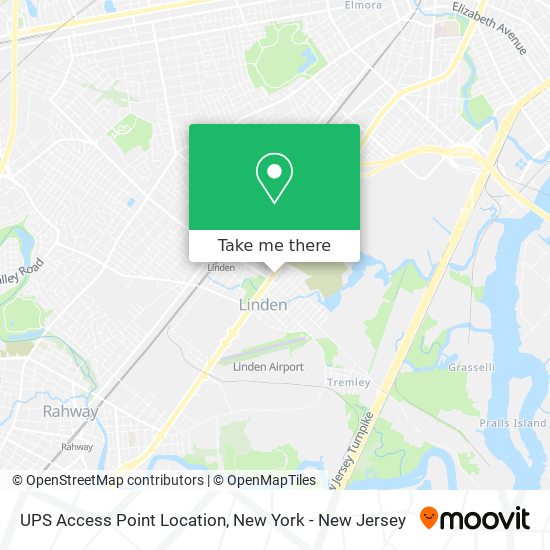 Mapa de UPS Access Point Location