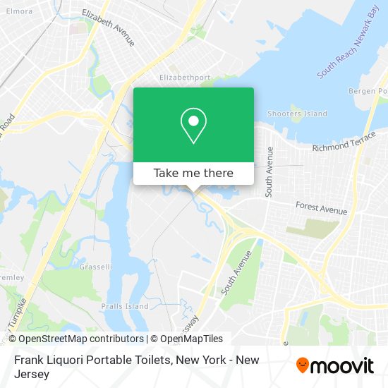 Mapa de Frank Liquori Portable Toilets