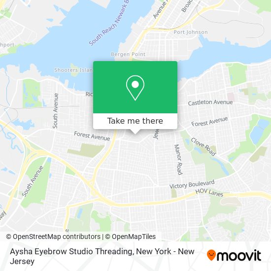 Mapa de Aysha Eyebrow Studio Threading