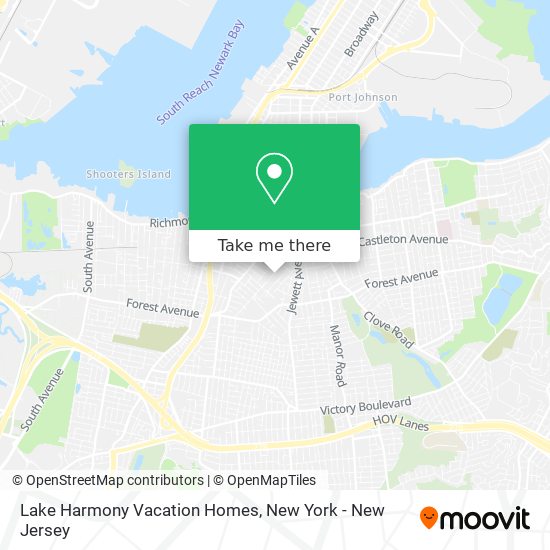 Mapa de Lake Harmony Vacation Homes