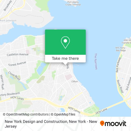 New York Design and Construction map