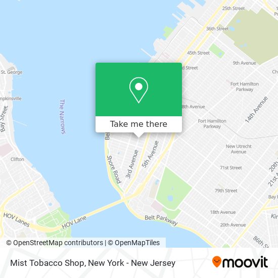 Mist Tobacco Shop map