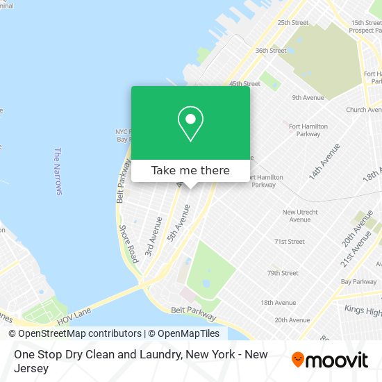 Mapa de One Stop Dry Clean and Laundry