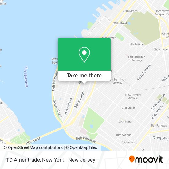 Mapa de TD Ameritrade