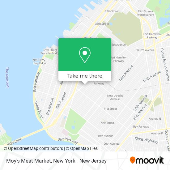 Mapa de Moy's Meat Market