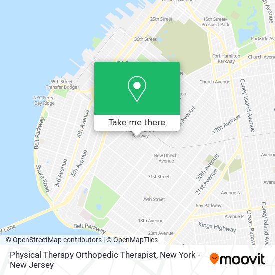 Mapa de Physical Therapy Orthopedic Therapist