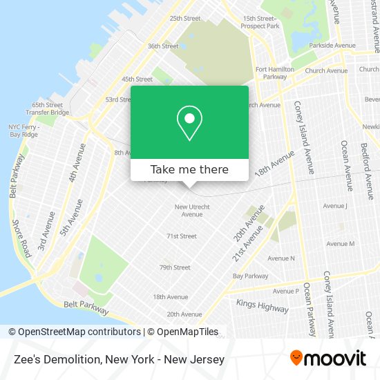 Zee's Demolition map