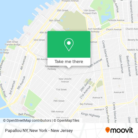 Mapa de Papallou NY