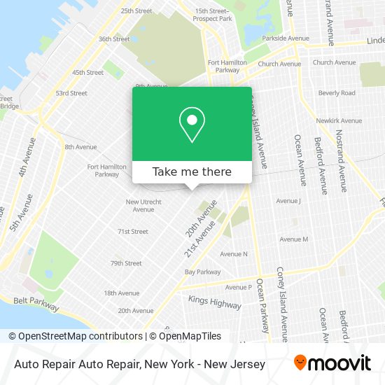 Mapa de Auto Repair Auto Repair