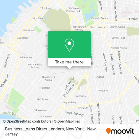 Mapa de Business Loans Direct Lenders