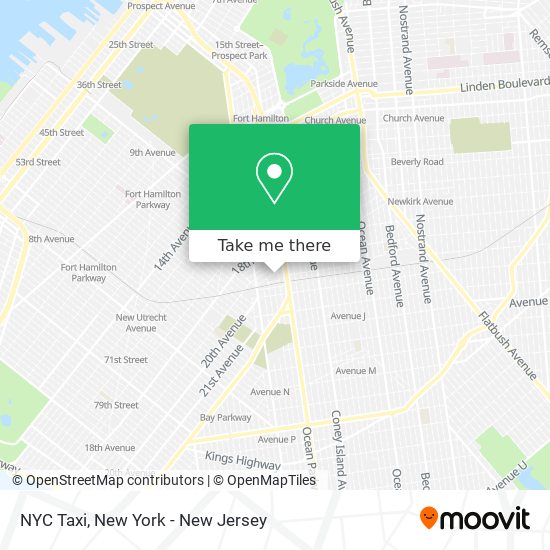 NYC Taxi map