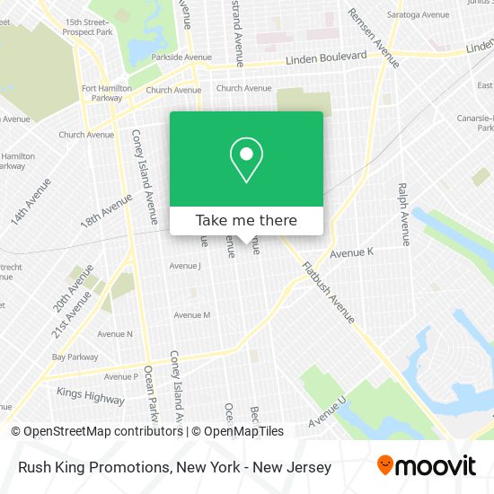 Mapa de Rush King Promotions