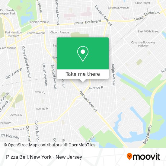 Pizza Bell map