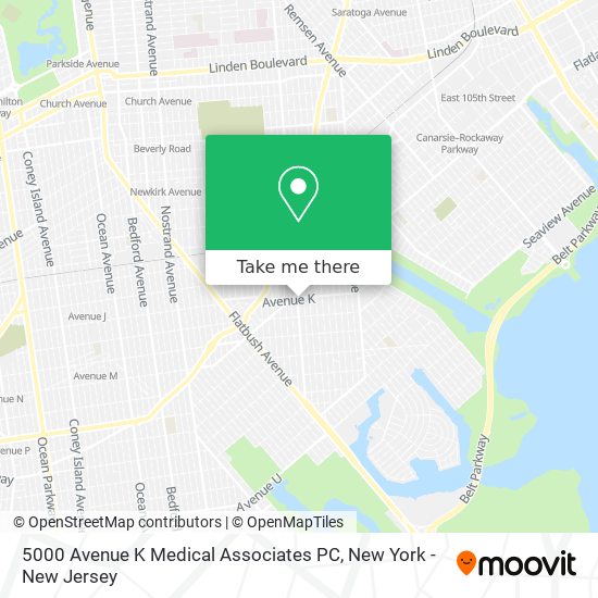 5000 Avenue K Medical Associates PC map