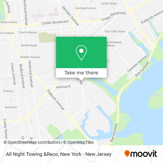 Mapa de All Night Towing &Reco