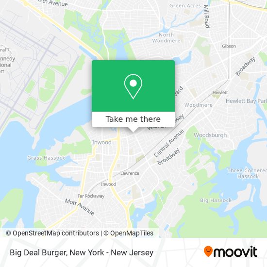 Mapa de Big Deal Burger
