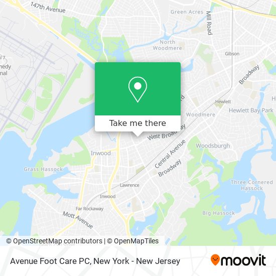 Avenue Foot Care PC map