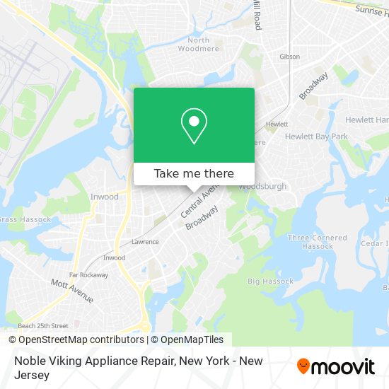 Noble Viking Appliance Repair map