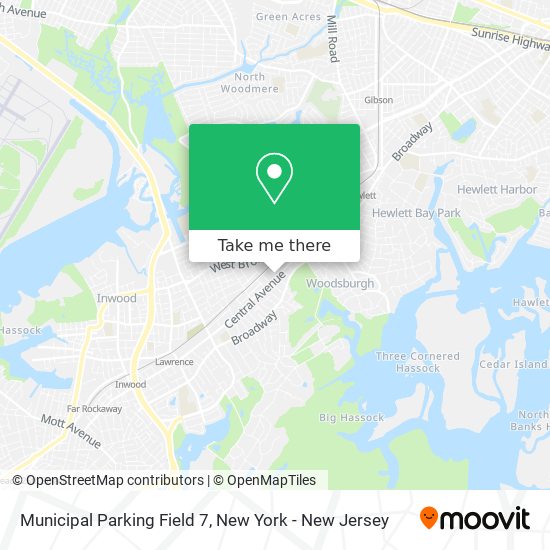 Municipal Parking Field 7 map