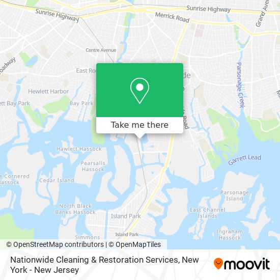 Nationwide Cleaning & Restoration Services map