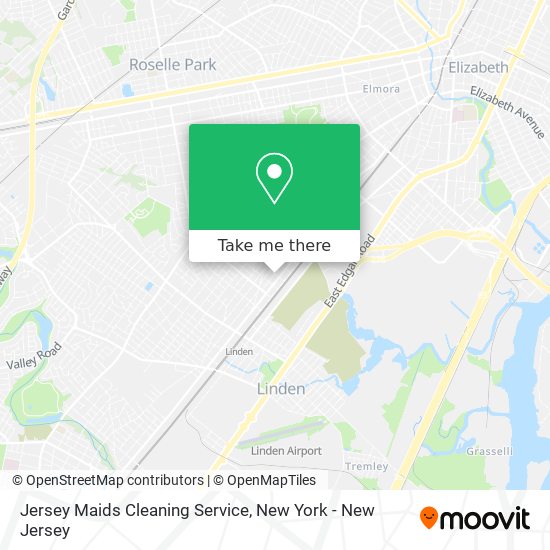 Jersey Maids Cleaning Service map