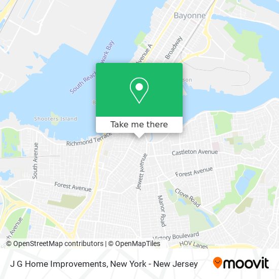 J G Home Improvements map