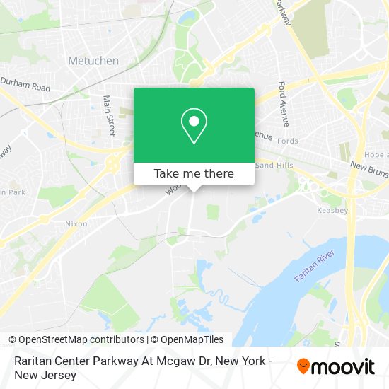 Raritan Center Parkway At Mcgaw Dr map