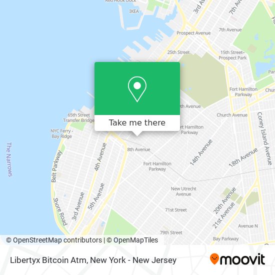 Mapa de Libertyx Bitcoin Atm