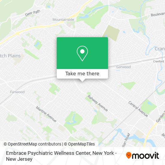 Embrace Psychiatric Wellness Center map