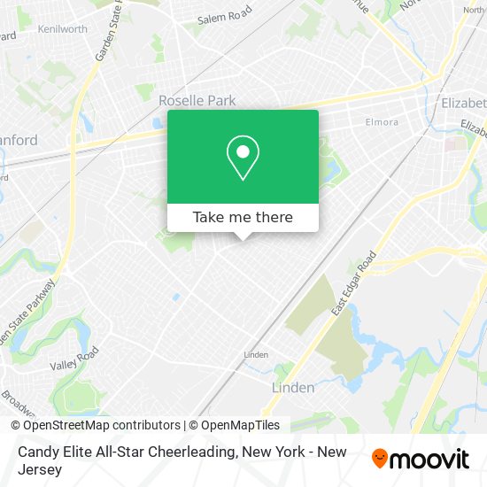 Candy Elite All-Star Cheerleading map